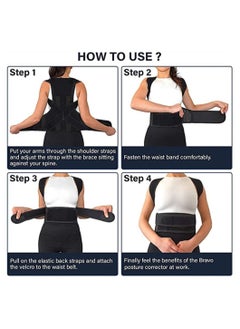 Y&D Back Brace, Posture Corrector for Women and Men, Support Straightener, Upper Brace Trainer Body Correction Neck Shoulder, Relieves pain, Straightens the (L)  - Image 4