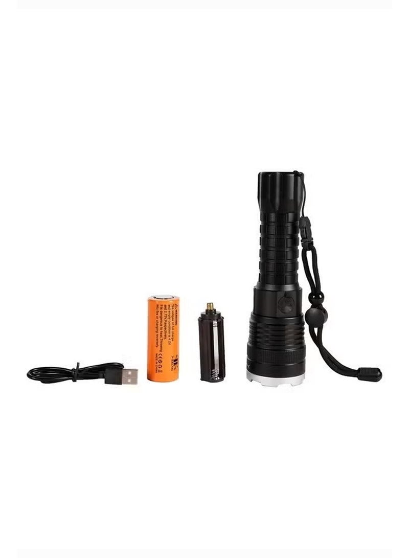 مصباح يدوي P90 قابل لإعادة الشحن مع 3 أوضاع إضاءة ومقاوم للماء - Image 3
