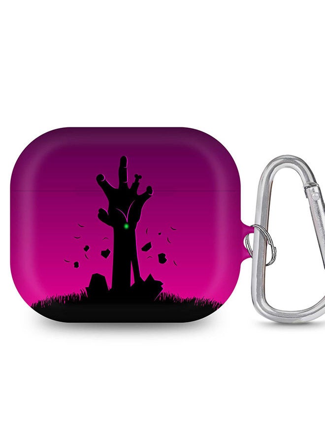Stylizedd - StylePods Case for Airpods 3rd Gen Case With Anti-Lost Keychain - Reach - Image 1