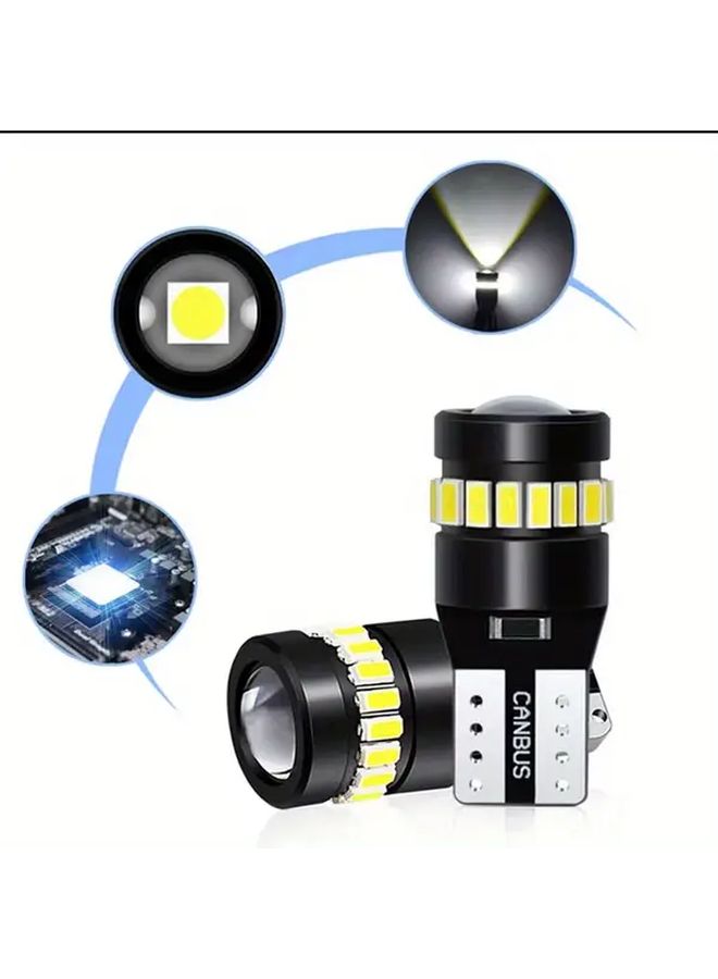 2 Pieces T10 W5W Red LED Car Interior Lights Ultra Bright 750LM 9 24V Easy Install - Image 5
