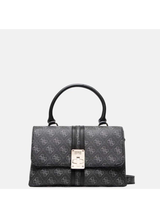 جس حقيبة صغيرة بيد علوية مطبوعة من GUESS – رمادي (أناقة يومية بتصميم عصري ومميز) - Image 1