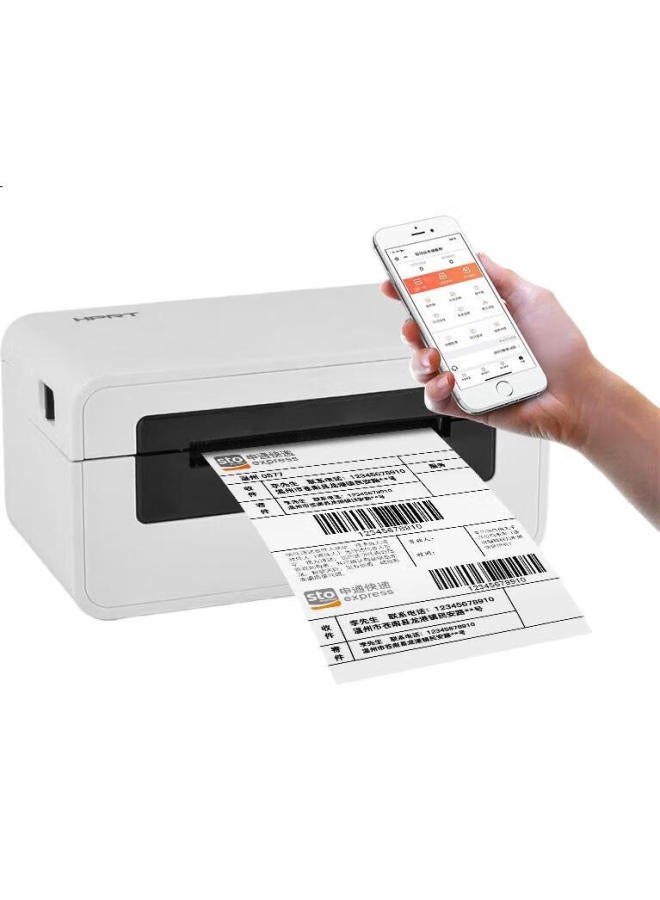 HPRT طابعة حرارية Hprt N41Bt، بلوتوث لاسلكي، طابعة ملصقات إلكترونية للتوصيل السريع، ملصق حراري، باركود للتوصيل السريع، تطبع ملصقات التوصيل السريع من جهة واحدة وجهتين - Image 2