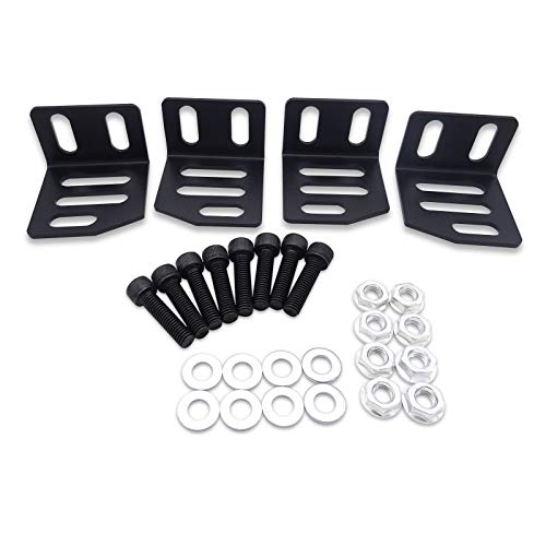 Wsays Universal Super Low Down Side Adjustable Mount Brackets Compatible with RNG Recaro Racing Bride Seat - Image 5