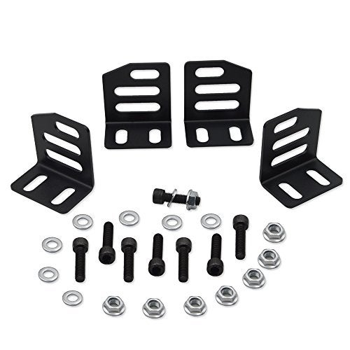Wsays Universal Super Low Down Side Adjustable Mount Brackets Compatible with RNG Recaro Racing Bride Seat - Image 1
