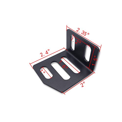 Wsays Universal Super Low Down Side Adjustable Mount Brackets Compatible with RNG Recaro Racing Bride Seat - Image 4