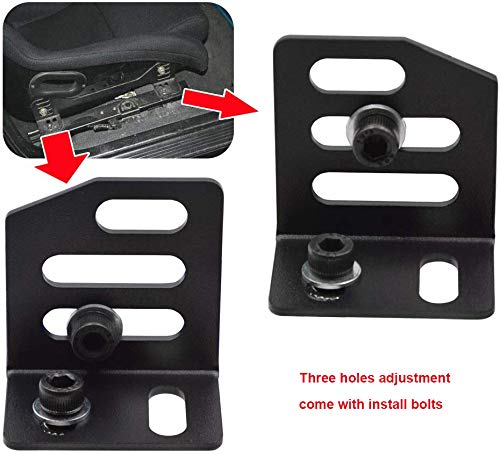 Wsays Universal Super Low Down Side Adjustable Mount Brackets Compatible with RNG Recaro Racing Bride Seat - Image 2