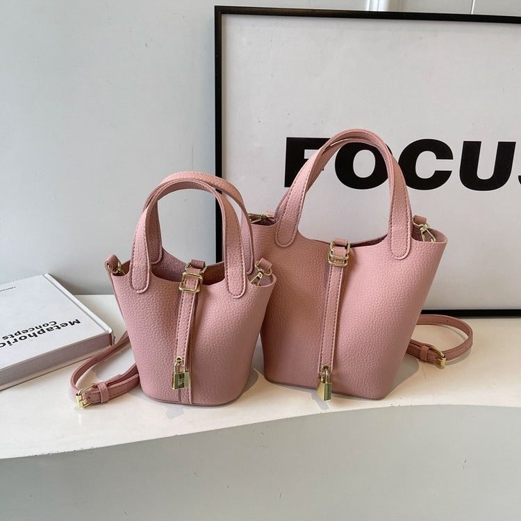 Bucket Bag 2024 Fashion Trendy Handbag Women'S Bag High-End Sense Niche Shoulder Crossbody Bag - Image 2