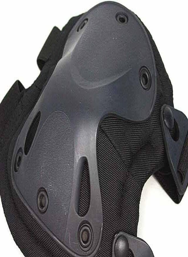 Kagbeni Outdoor Sports Tactical Combat Knee & Elbow Protective Pads Cycling/Bike/Skate Knee and Elbow Pad Set for Adult (Black) - Image 5