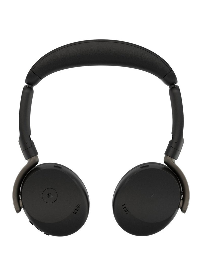 Jabra Evolve3 65 Flex Wireless Headset, UC Certified, Link 390a USB-A Dongle, Adaptive ANC, 4-Mic Noise Reduction, Spatial Sound, 28mm Speakers, Bluetooth, AI Voice Clarity, 16.5-Hour Talk Time, Foldable, Black | 36699-989-999 - Image 3