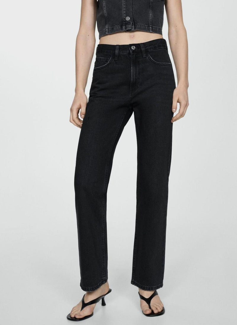 MANGO - High Waist Jeans - Image 1