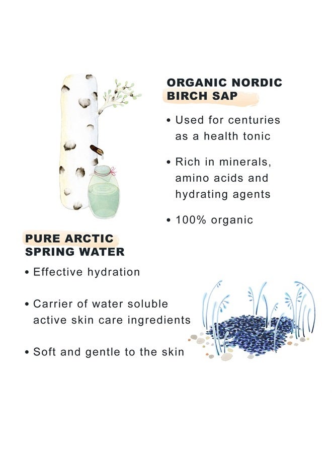 Lumene Nordic Hydra Oxygen Recovery 72H Gel Mask - Non Stop Skin Hydration Face Mask - Cooling Mask with Nordic Birch Sap, Spring Water, Oxygen Recovery Minerals & Plumping Hyaluronic Acid (150ml) - Image 2