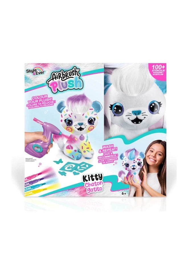 Canal Toys Style4Ever Airbrush Kitty Plush Toy Kit  - Image 2