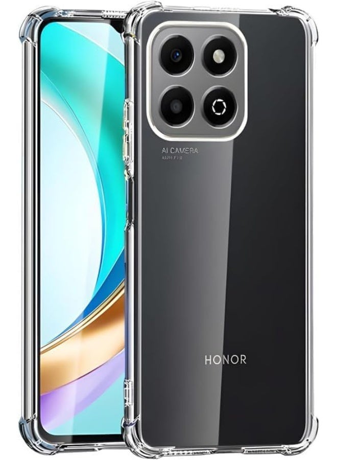 Muzz Back Cover for Honor X7D Transparent Mobile Back Case Shock Proof Design Camera Edges Protection Crystal Clear Phone Case Silicon Soft TPU and Flexible (Honor X7d) - Image 3