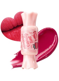 the SAEM The Saem Saemmul Mousse Candy Tint 02 Strawberry, Creamy Mousse Lip Tint, Hydrating & Nourishing, Korean Cosmetics, 4g  - Image 1