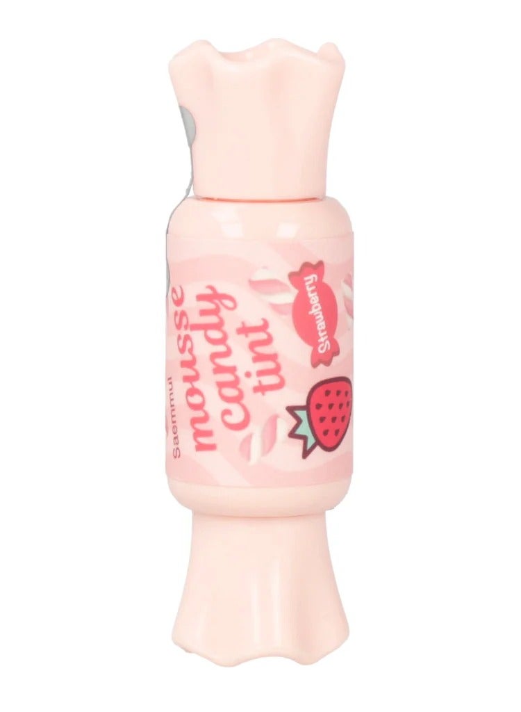 The Saem Saemmul Mousse Candy Tint 02 Strawberry, Creamy Mousse Lip Tint, Hydrating & Nourishing, Korean Cosmetics, 4g