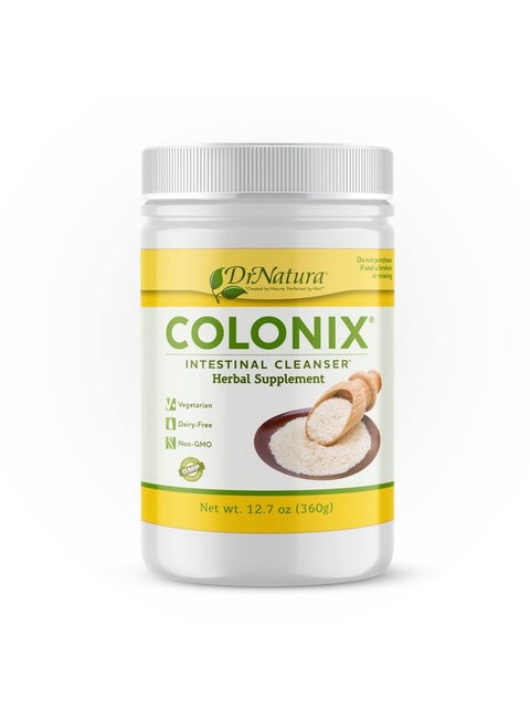 Dr Natura Colonix Intestinal Cleanser, All-Natural Daily Fiber, Colon Detox and Cleanse, Supports Healthy Colon, Intestines, Gut, 30 Day Serving, 12.7 Oz