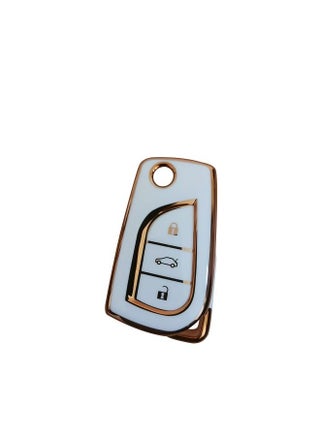 Soft TPU Protection Key Case Compatible with Toyota 4 Button Avalon Camry Corolla Fortuner Highlander Levin RAV4 LE Sequoia Sienna Tacoma Tundra Yaris - pzsku/Z4DAE090A7402AF68D875Z/45/_/1680699787/b23e19b3-97fd-4386-8403-2bdbc28a4027