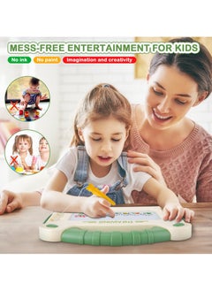 Y&D Magnetic Drawing Board for Kids Doodle with Magnet Pen Boys Girls Colorful Erasable Educational Learning Toy Toddlers Age 2 3 4 (Green)  - Image 3