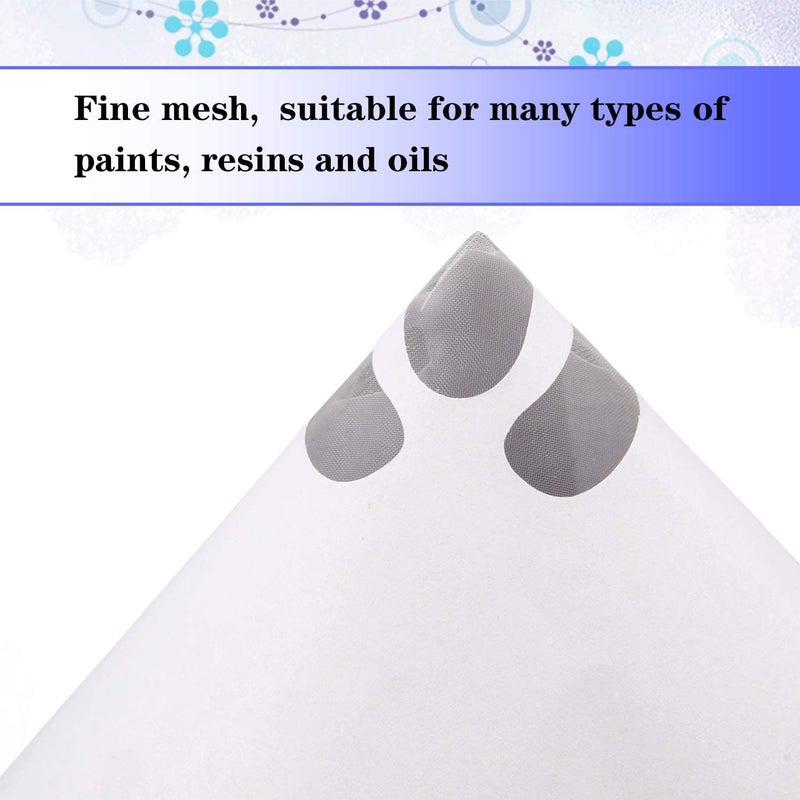 51 Piece Set Paint Filter Disposable Resin Strainers For Automotive Spray Paint Art Painting Cooking Oil With Cone Funnel Filter - Image 5