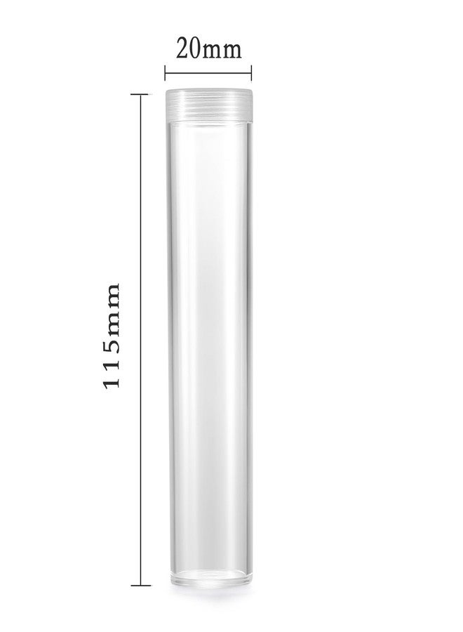 MUDOR 40 Pack Coin Storage Tube for Cent, Plastic Coin Holders Tube with Screw-On Caps, Coin Collection Supplies,Long-Term Coin Storage (Cent) - Image 2