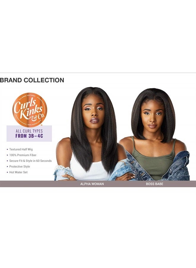 Sensationnel CKCo HalfWig - Synthetic Instant weave full wig style CURLS KINKS AND CO Half wig - TOP BABE (2) - Image 2