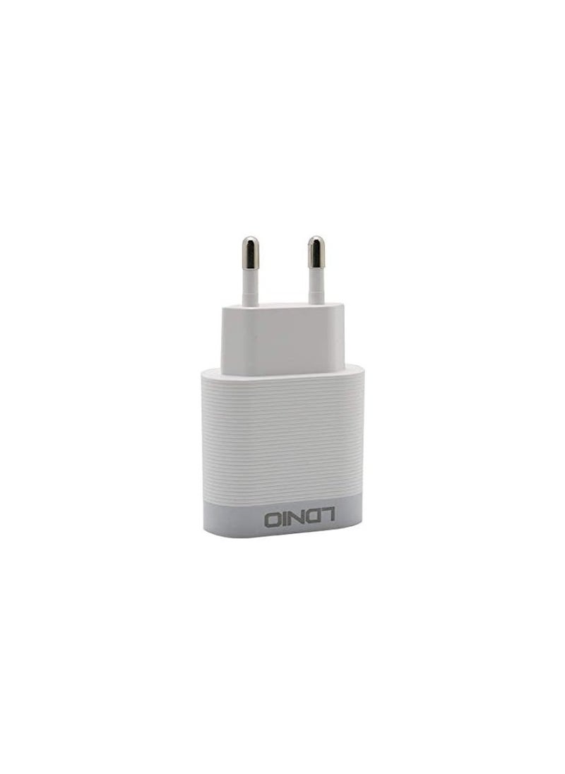 LDNIO A303Q Quick Wall Charger Qualcomm QC 3.0-1 USB Micro Cable 18 Watt - White - pzsku/Z4DAE2FF544C814A3C29DZ/45/_/1713780065/f93824e6-ab3e-41c5-88c9-0abfd7cc91d1