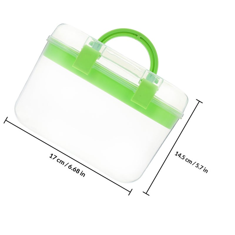 2pcs Sewing Box Organizer Multipurpose Storage Case Organizing Box - Image 2