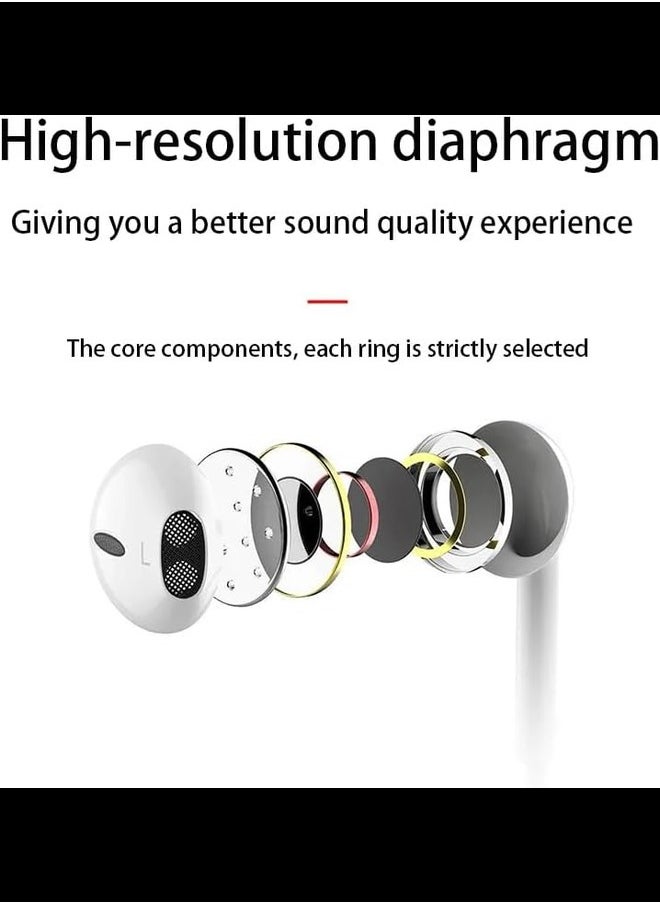 Generic - Ear Pods Headphones Compatible with iPhone, Wired Ear Buds with Built-in Remote to Control Volume, Music and Phone Calls | for iPhone 14/13/12/11, iPad Pro, Air Pods, Samsung Galaxy and More. - Image 1