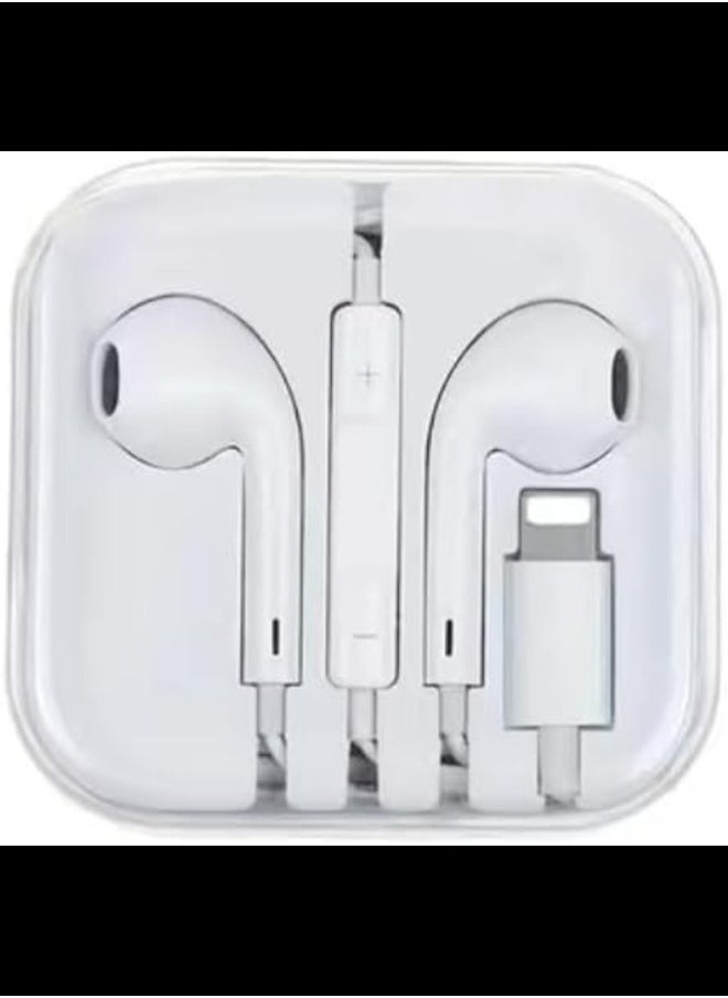 Generic - Ear Pods Headphones Compatible with iPhone, Wired Ear Buds with Built-in Remote to Control Volume, Music and Phone Calls | for iPhone 14/13/12/11, iPad Pro, Air Pods, Samsung Galaxy and More. - Image 1