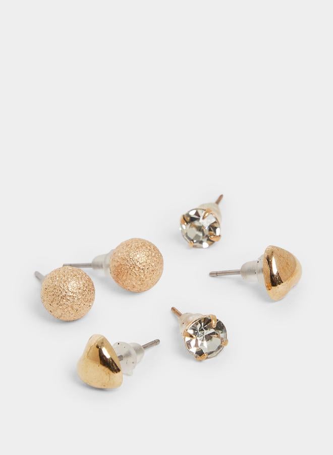 ستايلي مجموعة من 12 أقراط اذن منمقة - Image 3