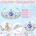 Lewtemi Princess Dressup Accessories 24 Pieces Princess Crowns and Wands Heart Adult Wand and Crown Plastic Queen Tiara and Wand for Party Supplies Girls over 12 years old - Image 4