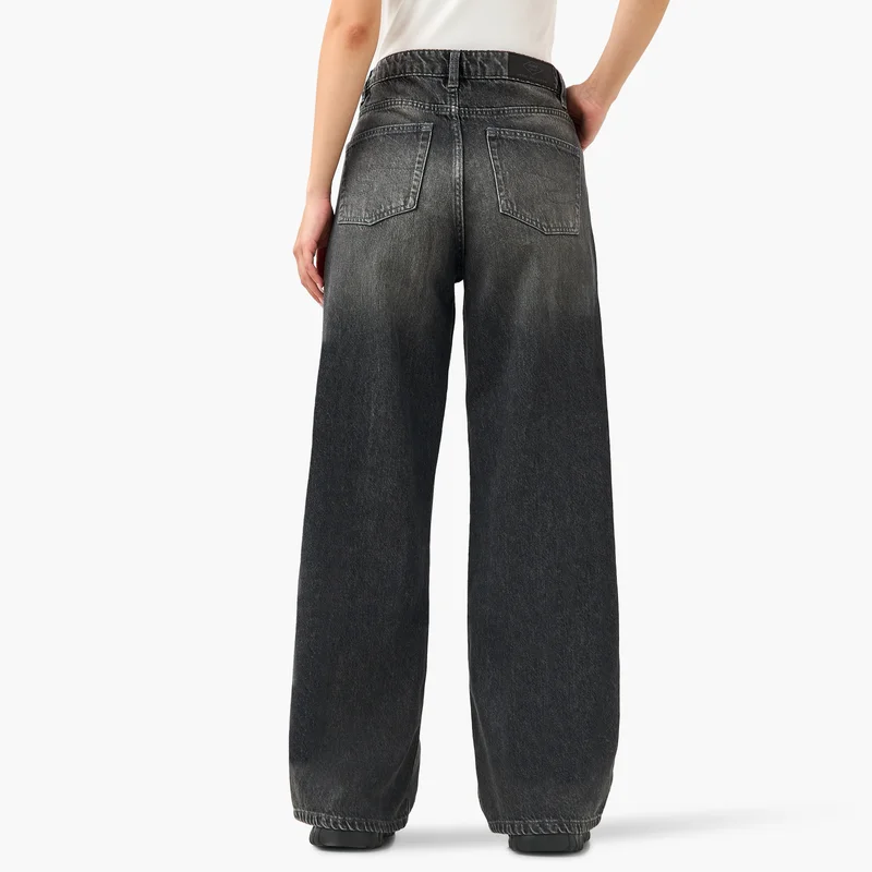 Lee Cooper Lee Cooper Wide Leg Jeans with Pockets