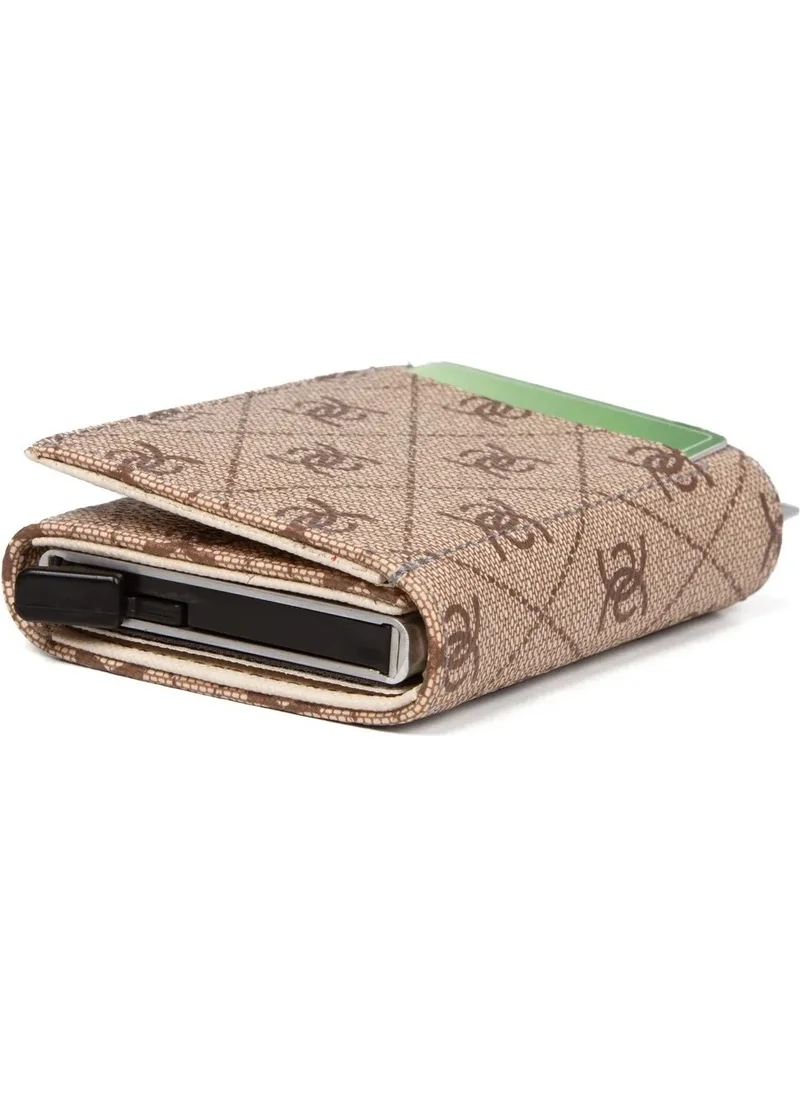 Newish Polo RFID Featured Mechanism Wallet Card Holder - Artificial Leather