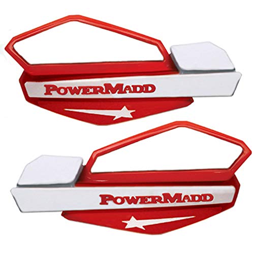 PowerMadd 34222 Star Series Handguard - Red/White - Image 2