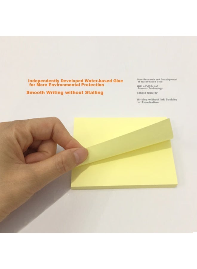 Stickn (Stickn) 6-Pack Sticky Notes/ Memo Pads/ Sticky Note Pads/ Sticky Note Book 76*51Mm Self-Adhesive Message Pad 600 Sheets Green 31004-J6 - Image 4