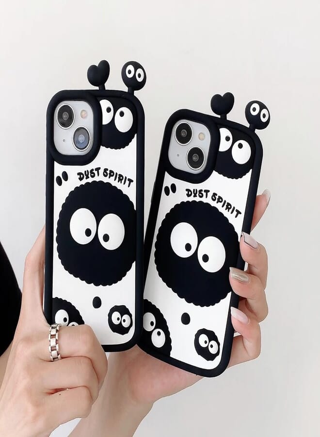 Next Next store 3D Cartoon Silicone Case Compatible with iPhone 12 Pro Max Cute Cartoon Animal Character Anti-Fall Silicone Protective Cover (iPhone 12 Pro Max) (Style 3)
