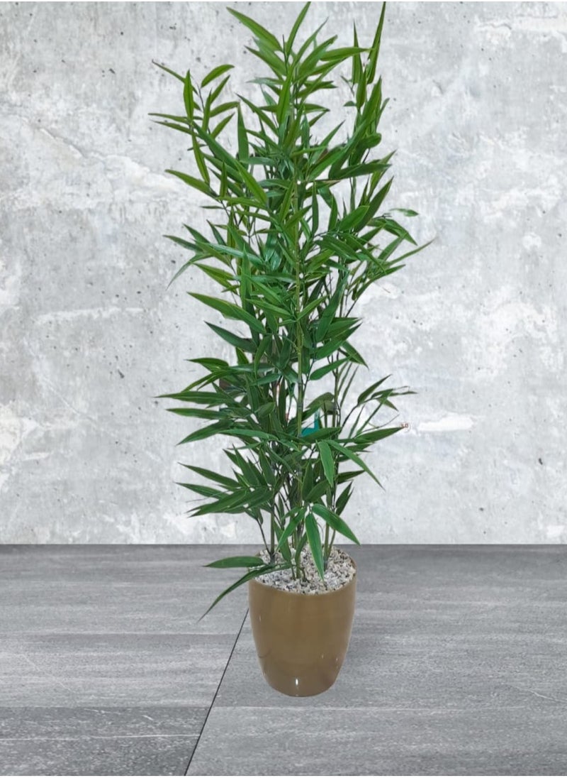 AL KHALDIYA Artificial decorative plant tree with pot, 100 cm  - Image 2