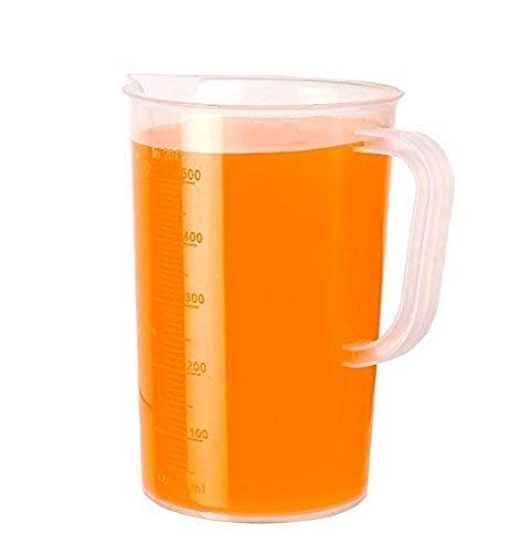 Bridge2shopping Plastic Measuring Cup, Measuring Jar, White, 500 ML - Image 1