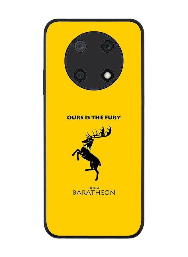 Stylizedd Rugged Black edge case for Huawei nova Y90 Slim fit Soft Case Flexible Rubber Edges Anti Drop TPU Gel Thin Cover - GOT House Baratheon - Image 1