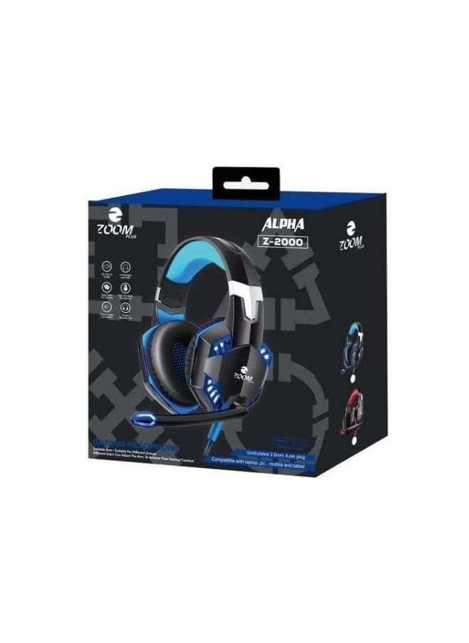 Zoom Plus Z-2000 Gaming Headset Blue - pzsku/Z4DAE82E608A170B327AFZ/45/_/1731772366/aa1c86bd-0982-41ed-a27e-90d502f816e7