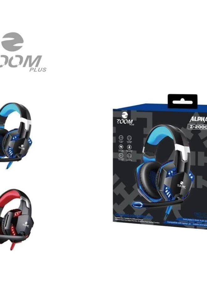 Zoom Plus Z-2000 Gaming Headset Blue - pzsku/Z4DAE82E608A170B327AFZ/45/_/1731772368/69bc0f5f-11fe-42a6-b934-cd8fb94a5102