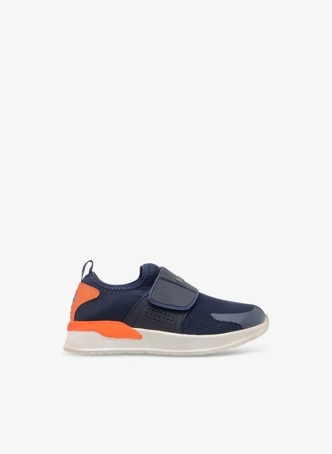 Kappa Boys' Logo Detail Sports Shoes with Hook and Loop Closure