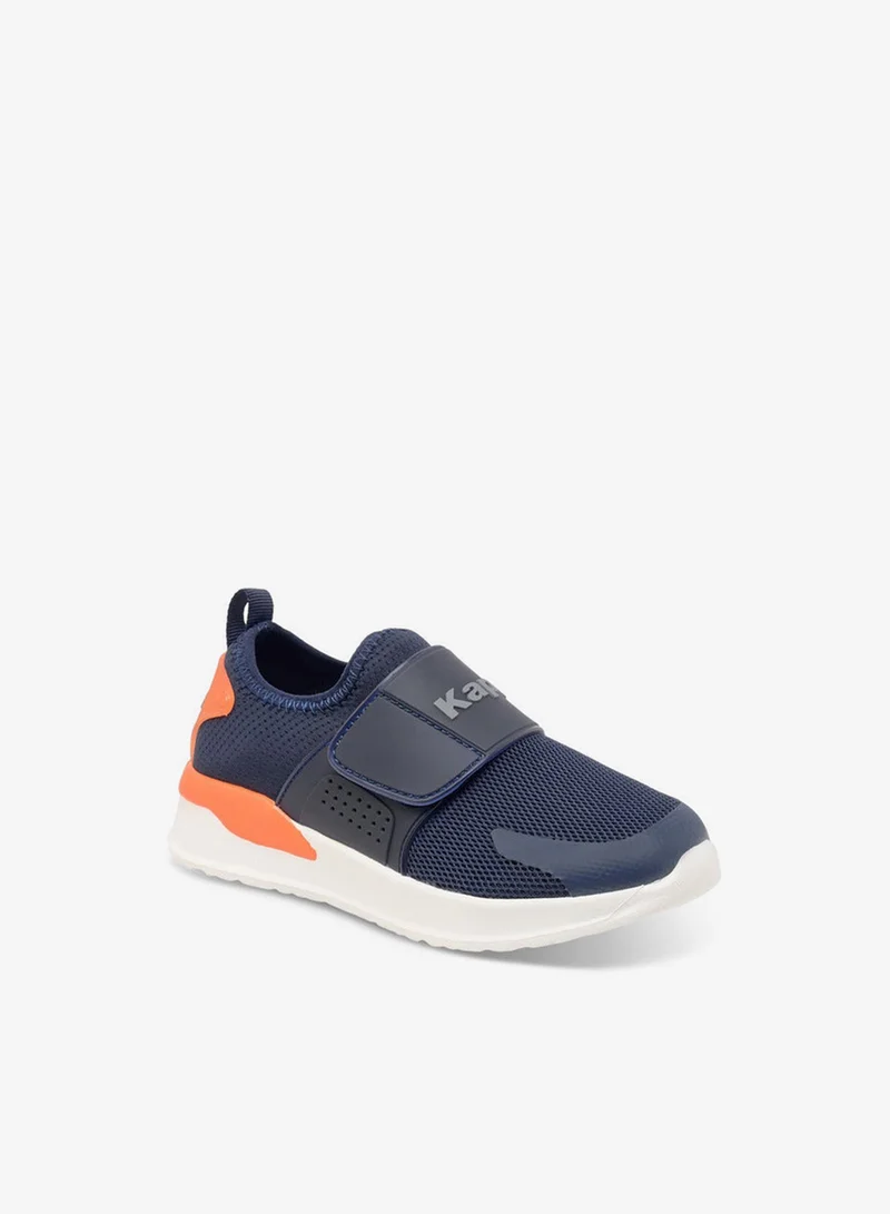 Kappa Boys' Logo Detail Sports Shoes with Hook and Loop Closure