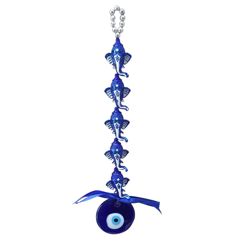 RIPE INDIA RIPE INDIA 5 Ganesha Ganesh Evil Eye Hanging for Home Office Shop Car - Image 3