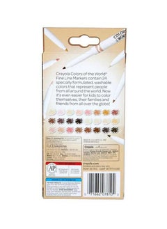 Crayola Colors Of The World Washable Skin Tone Markers, 24 Count  - Image 4