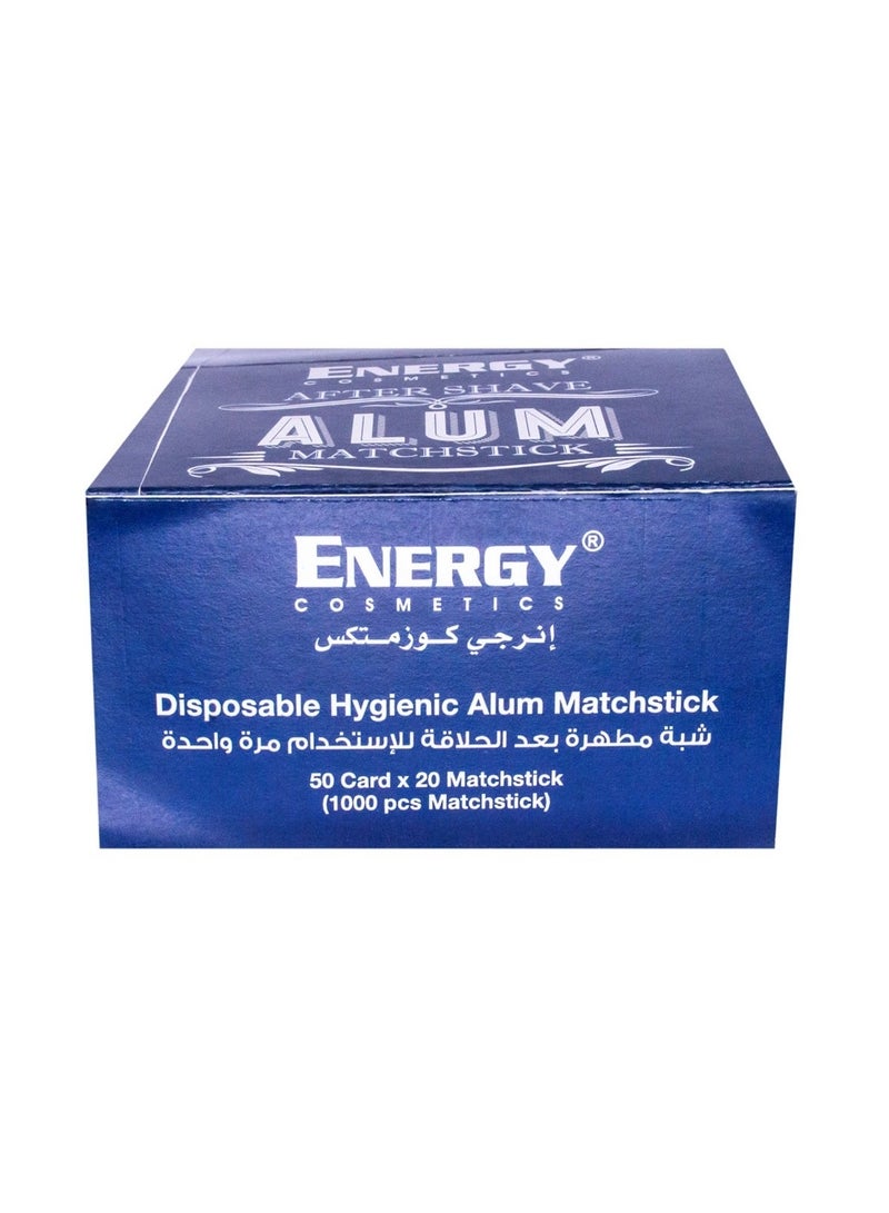 ENERGY COSMETICS عود ما بعد الحلاقة 50 بطاقة × 20 عود - Image 1