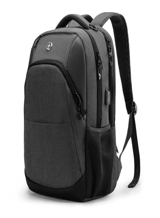 Swissdigital Design 16 Inches Travel Laptop Backpack, Business Laptops Backpack, Grey, 16 Inches, Travel Backpack - Image 1