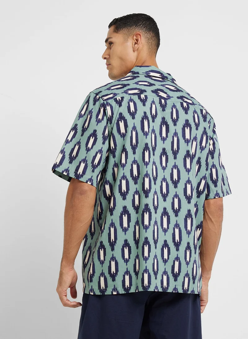 Robert Wood Resort Print Shirt