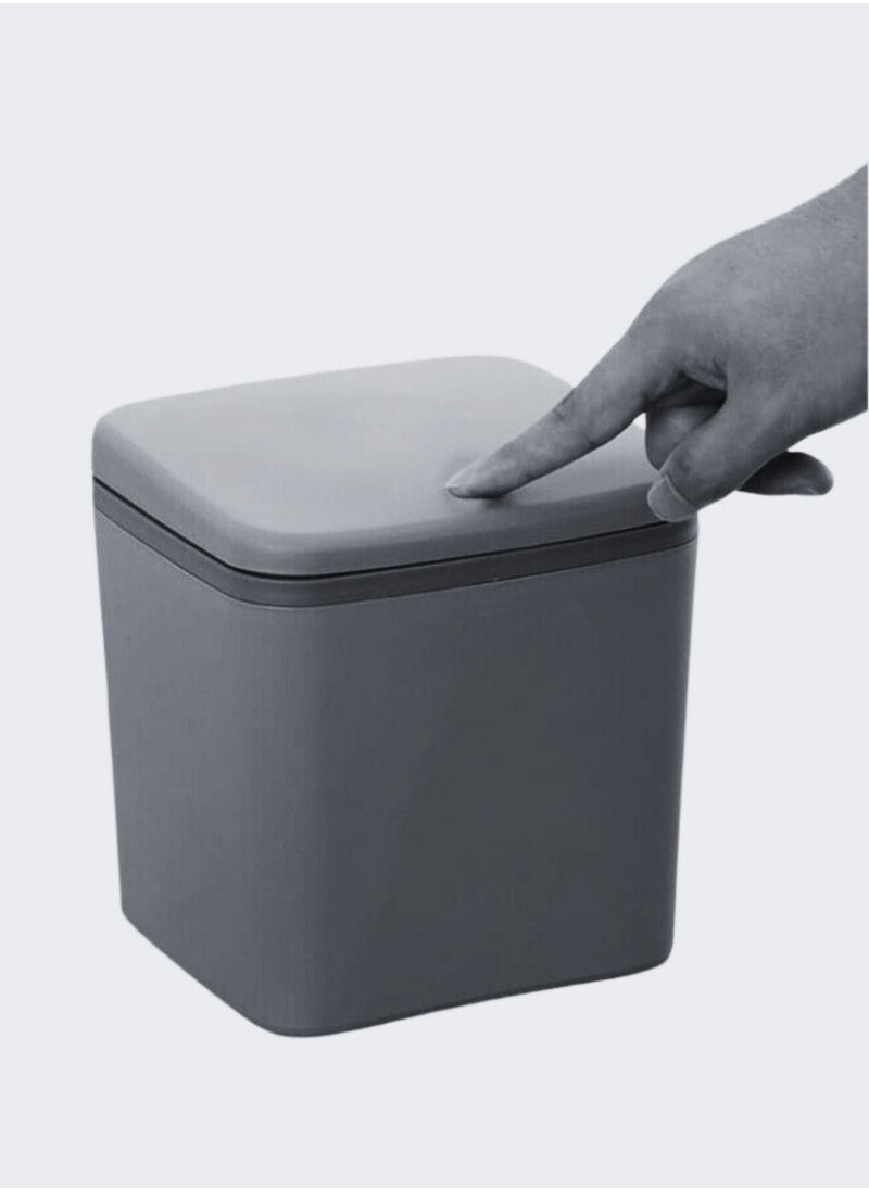 MAAS 3-Piece Pedal Trash Bin Made of Premium Quality Plastic for Home and Office Use 2.8L  - Image 5
