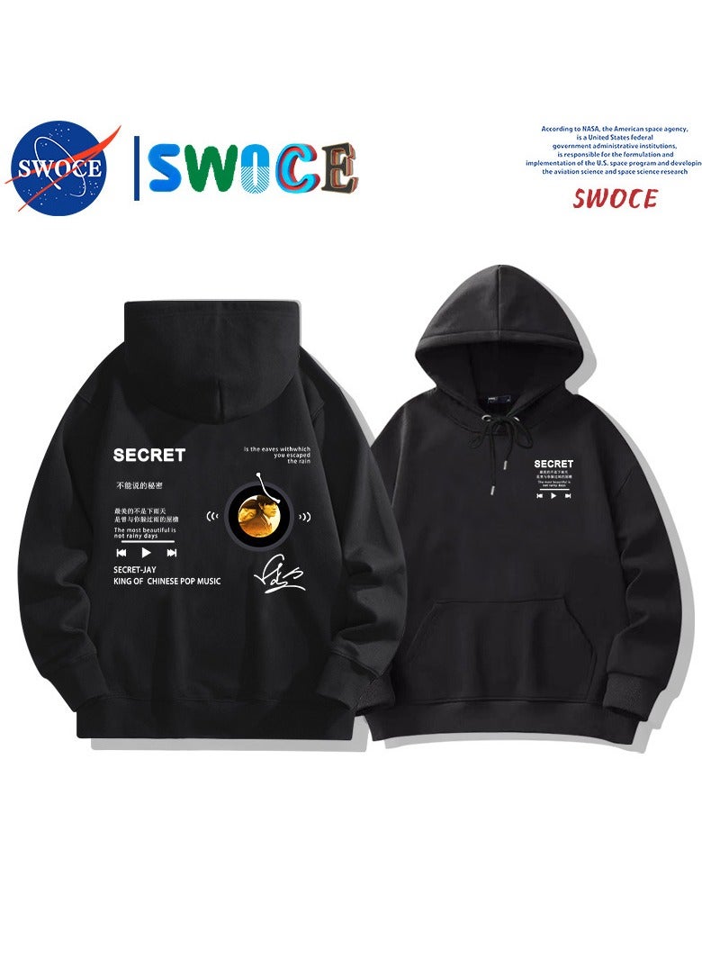 SWOCE Fashionable And Trendy Men's Hooded Sweatshirt  - Image 1